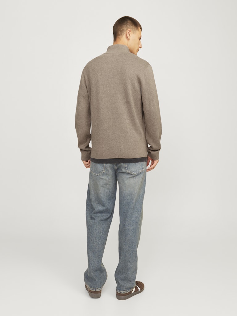 JACK & JONES JPRBLAMILANO STITCH KNIT HALF ZIP S Freizeitpullover JACK & JONES