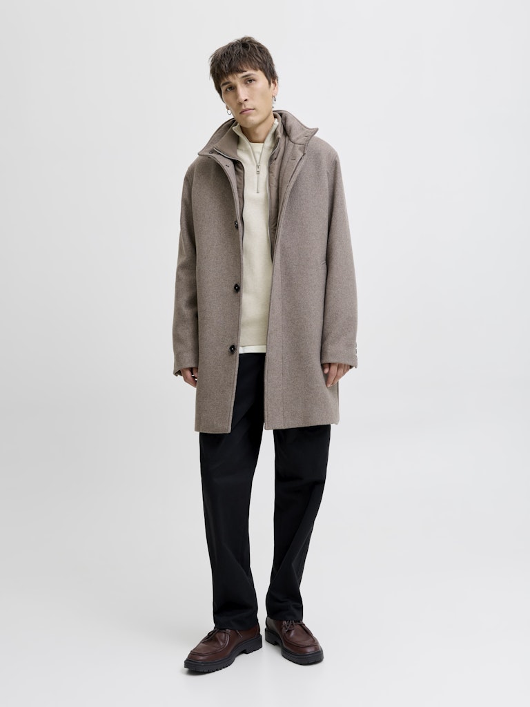 JACK & JONES JPRBLAMILANO STITCH KNIT HALF ZIP S Freizeitpullover JACK & JONES