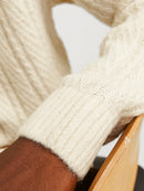 JACK & JONES JPRBLATRENT KNIT CABLE ROLL NECK BF Freizeitpullover JACK & JONES