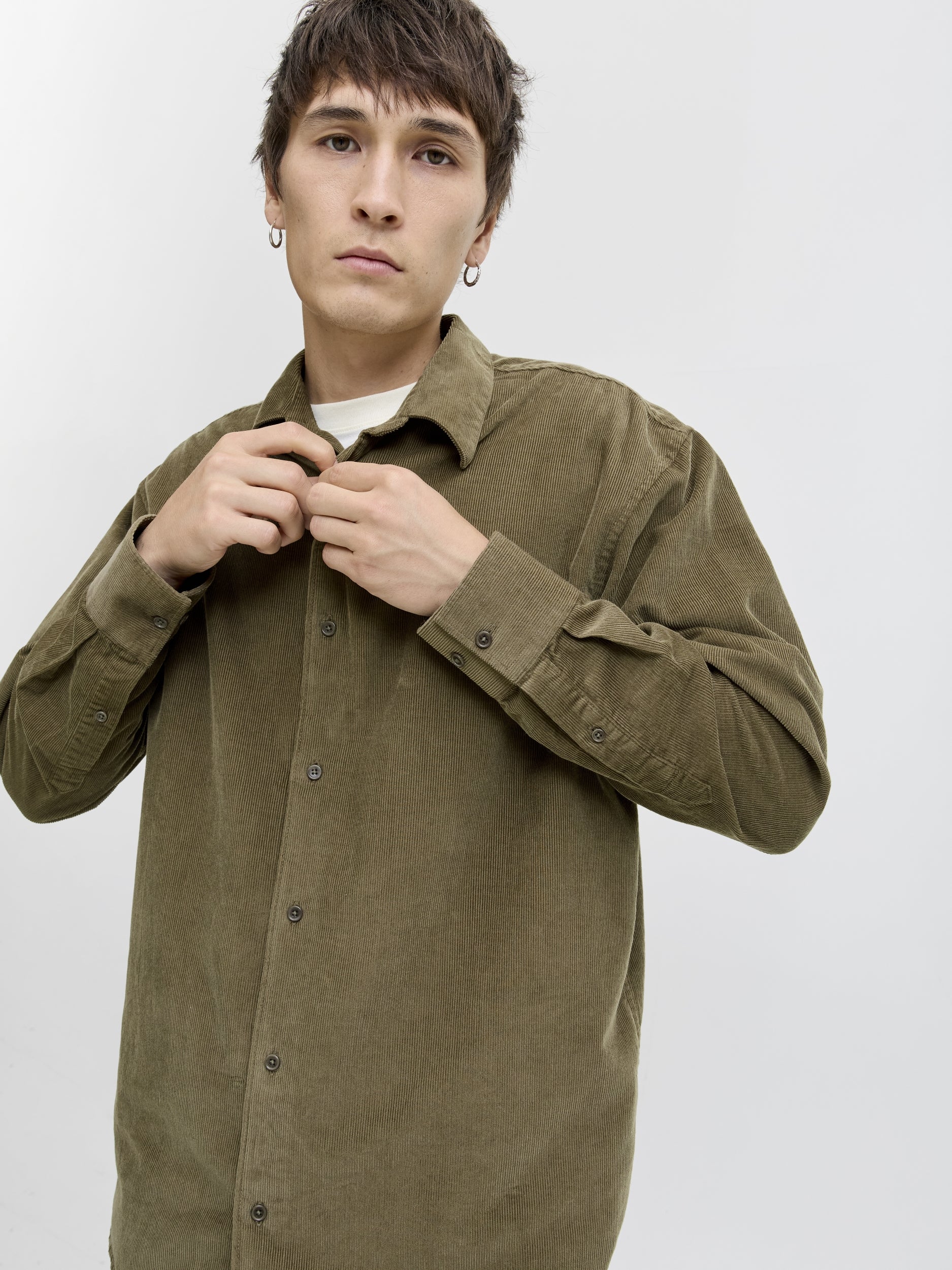 JACK & JONES JPRCCASCOT CORDUROY L/S SHIRT Freizeitshirts /-hemden JACK & JONES