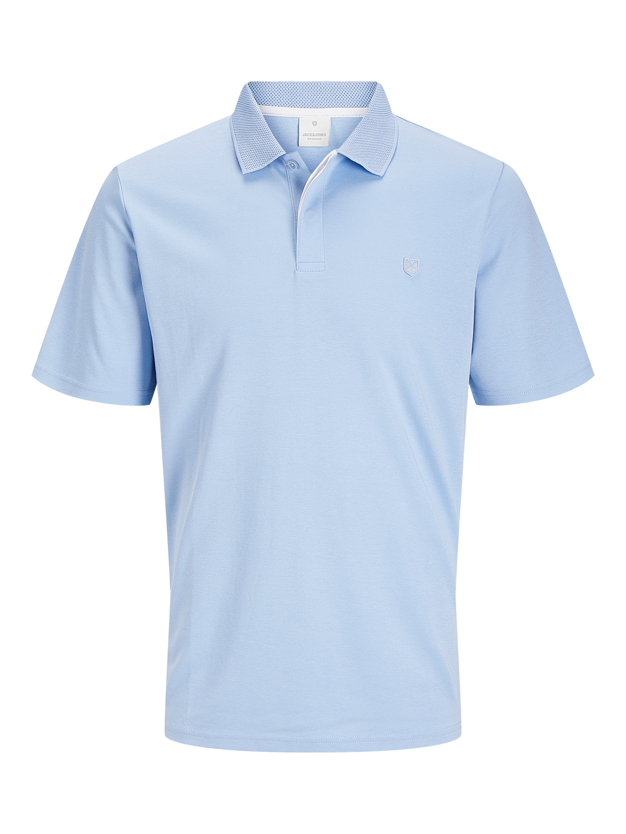 JACK & JONES JPRCCRODNEY SS POLO NOOS Freizeitshirts /-hemden JACK & JONES Chambray Blue S