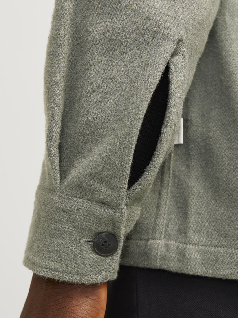 JACK & JONES JPRRAYMOND MELANGE SOLID LS OVERSHI Freizeitshirts /-hemden JACK & JONES