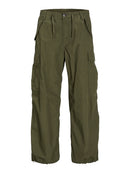JACK & JONES JPSTPARACHUTE JJSTORM PANT Olive Night Freizeithosen JACK & JONES Olive Night XS