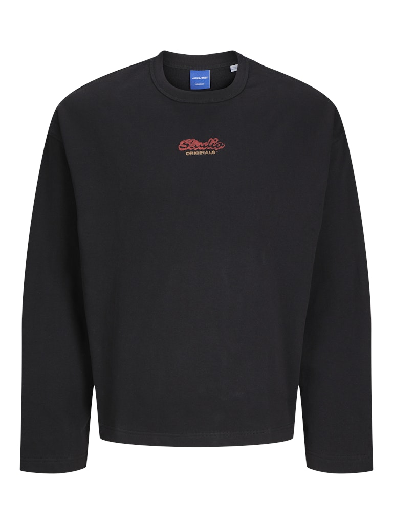 JACK & JONES JORRETIRO BACK SWEAT CREW NECK SE25 Black Freizeitpullover JACK & JONES Black S