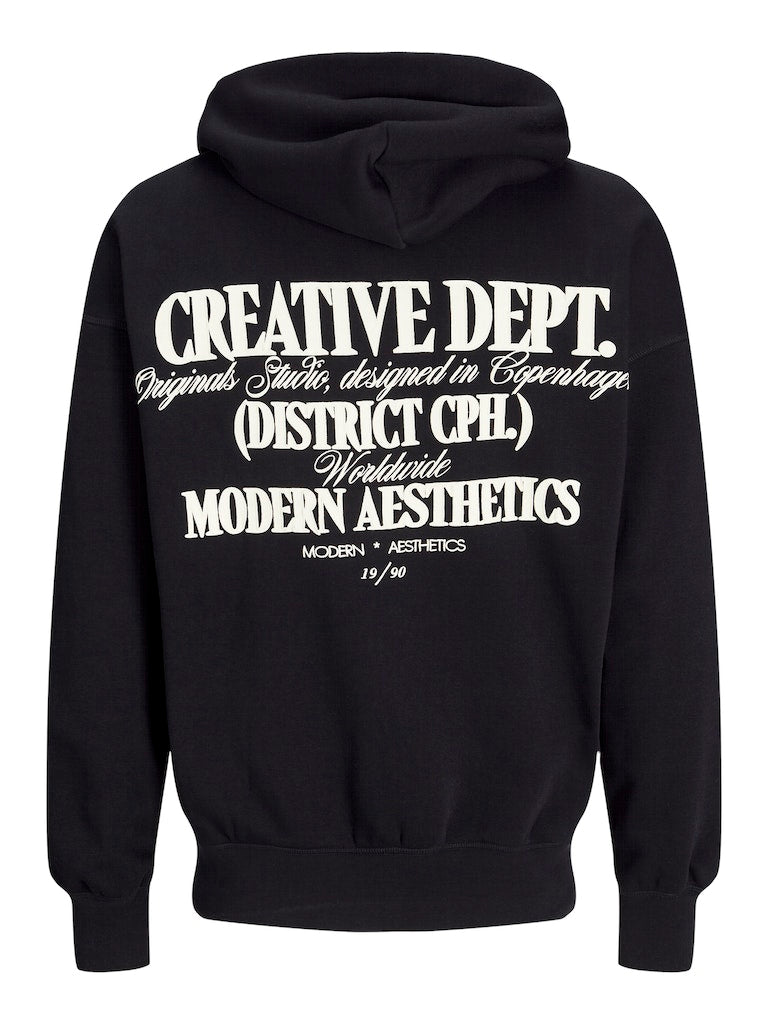 JACK & JONES JORROXBURY BACK SWEAT ZIP HOOD Antique White Freizeitjacken JACK & JONES