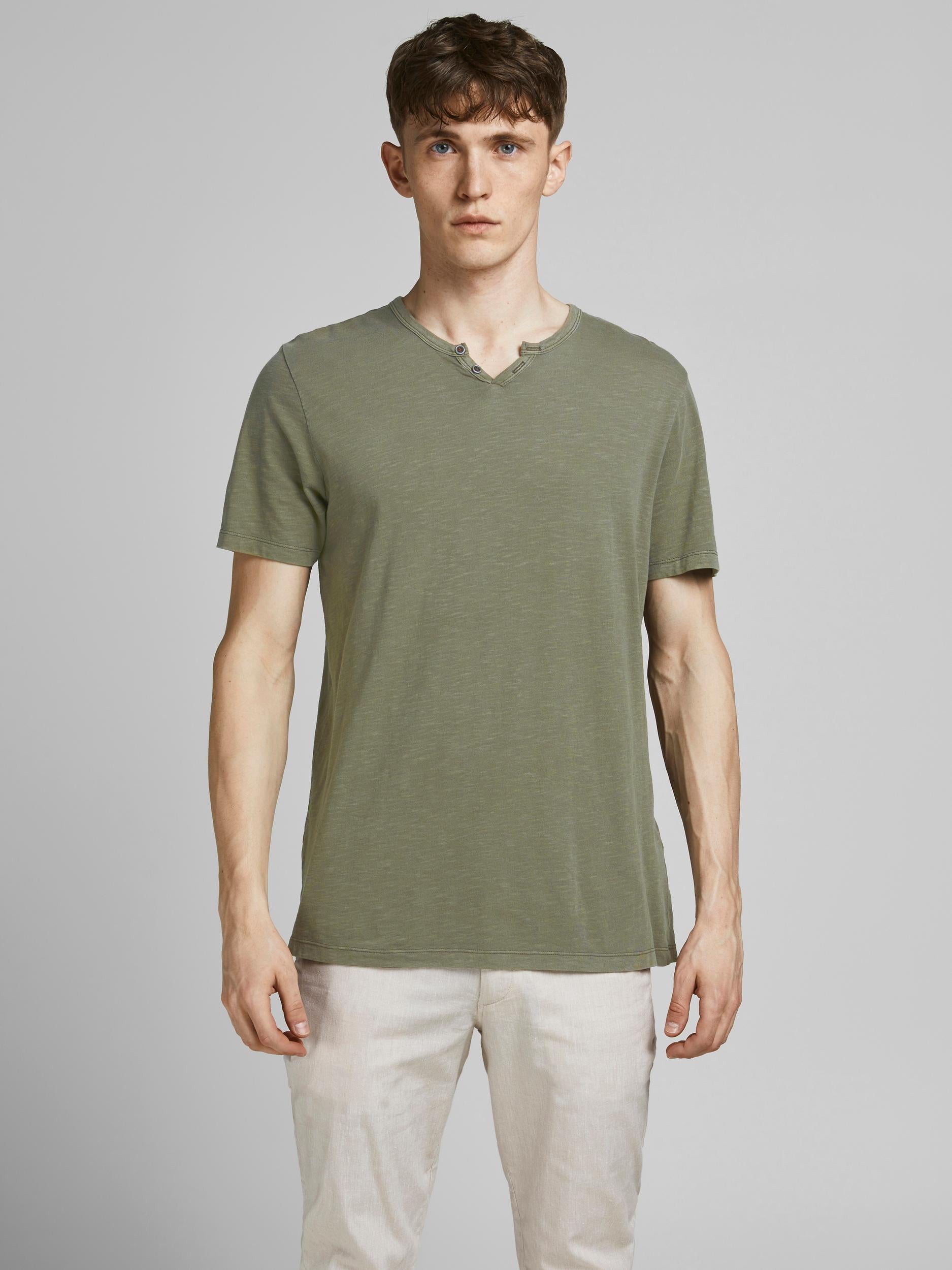 JACK & JONES Split Neck Tee NOS Freizeitshirts /-hemden JACK & JONES