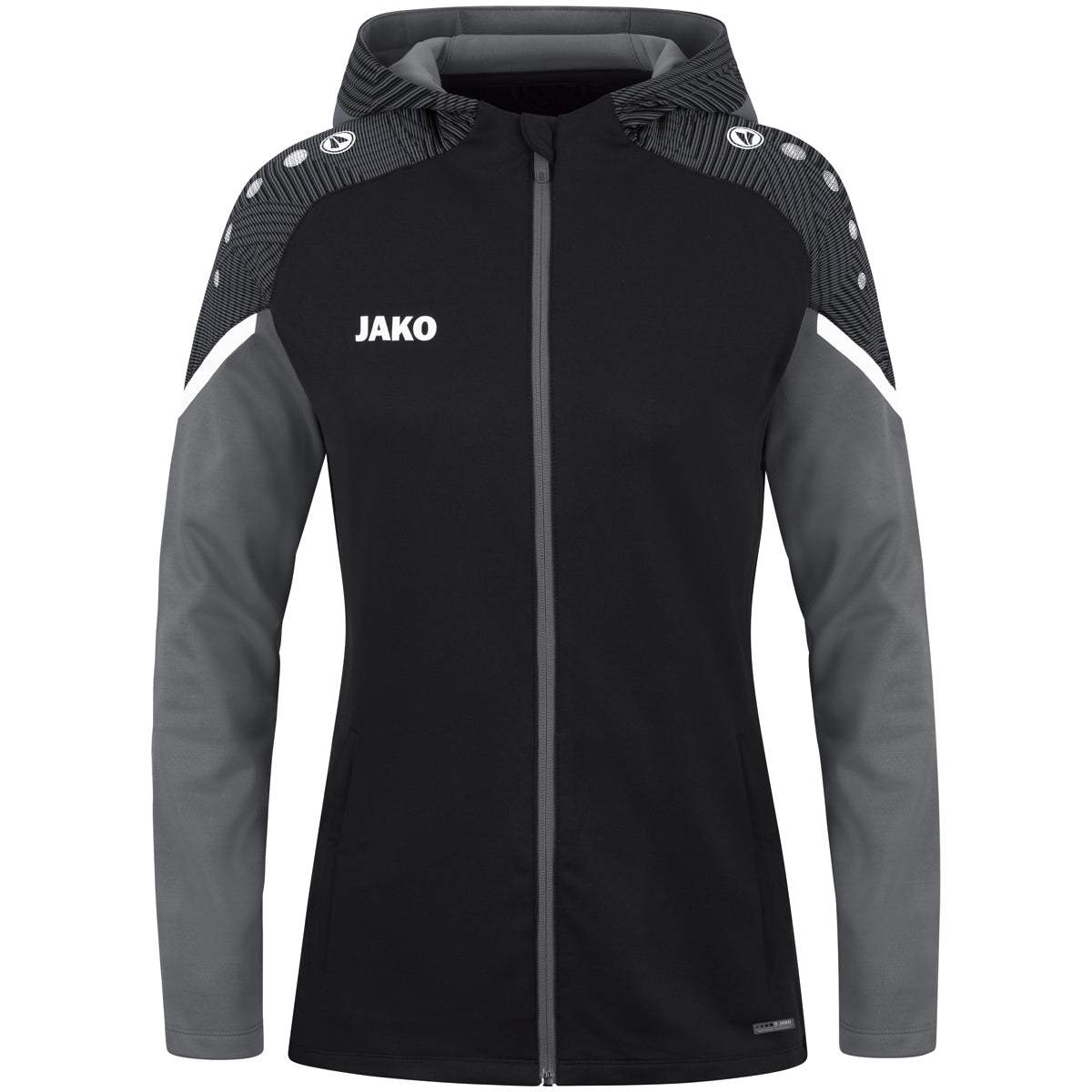 JAKO Kapuzenjacke Performance Fußballoberteile JAKO 804 schwarz/anthra light S