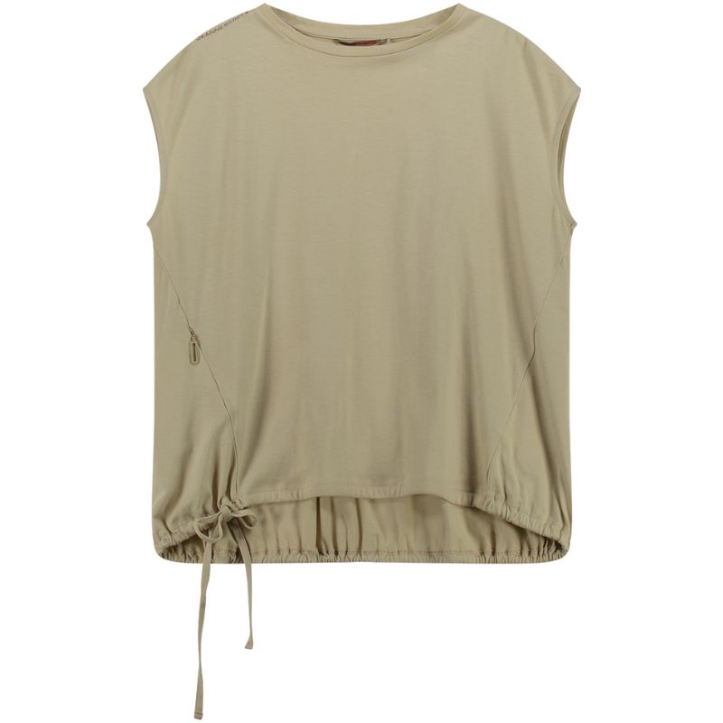 JEANNE BARET POLYNESIA PUFFY SLEVELES TOP Wandershirts /-hemden JEANNE BARET KAKI 34