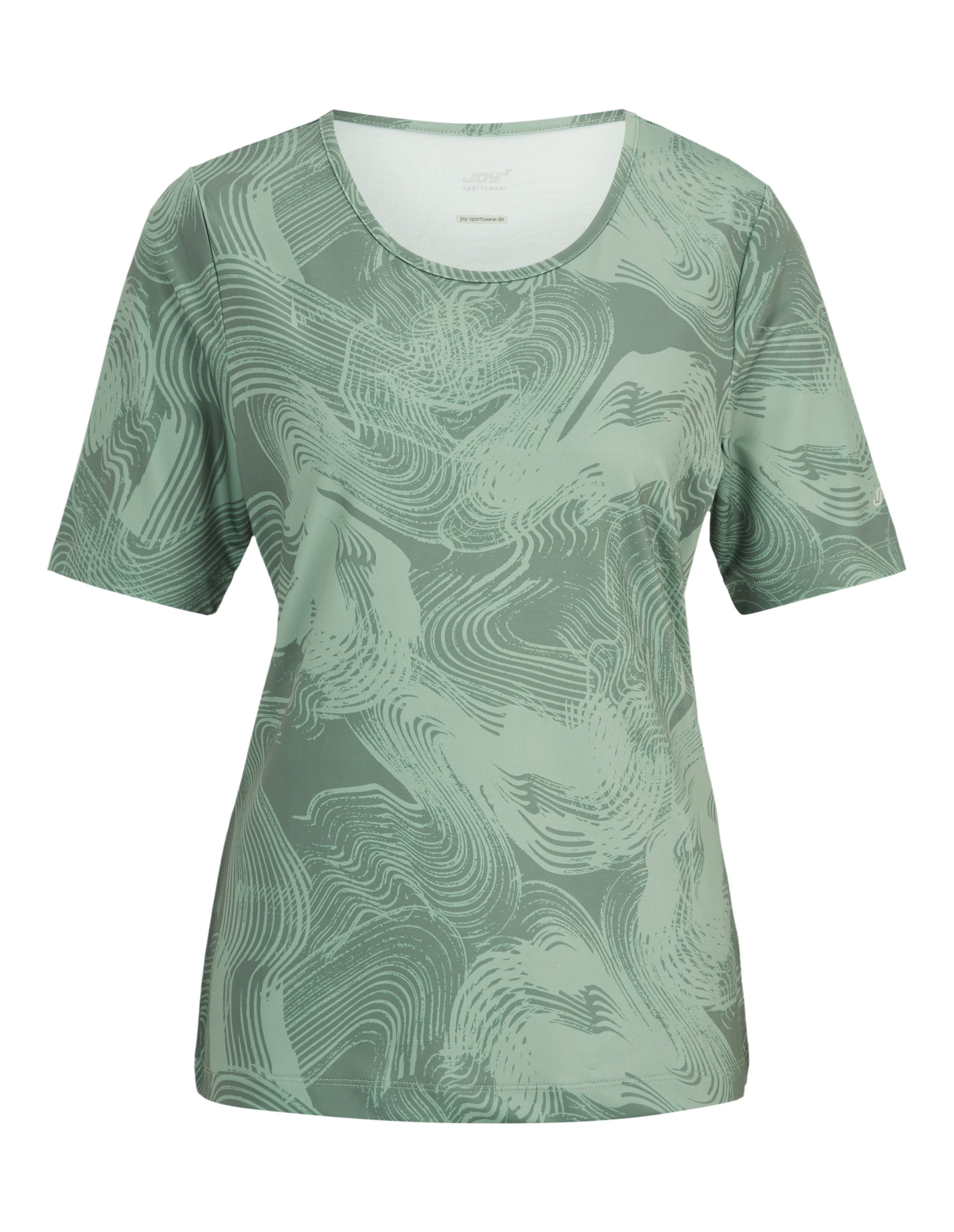 JOY SALLY T-Shirt misty sage print Freizeitshirts /-blusen JOY misty sage print 38