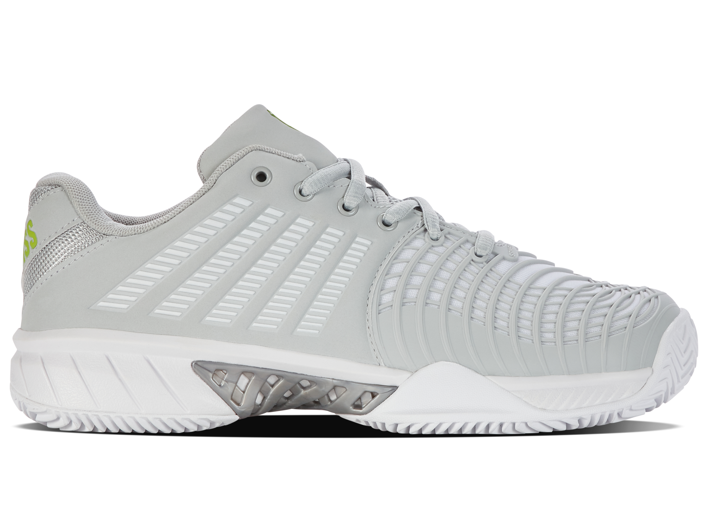 K-SWISS TENNIS EXPRESS LIGHT 3 HB Tennisschuhe K-SWISS TENNIS 034-M GRAY VIOLET/WHITE/LIME G 37.5