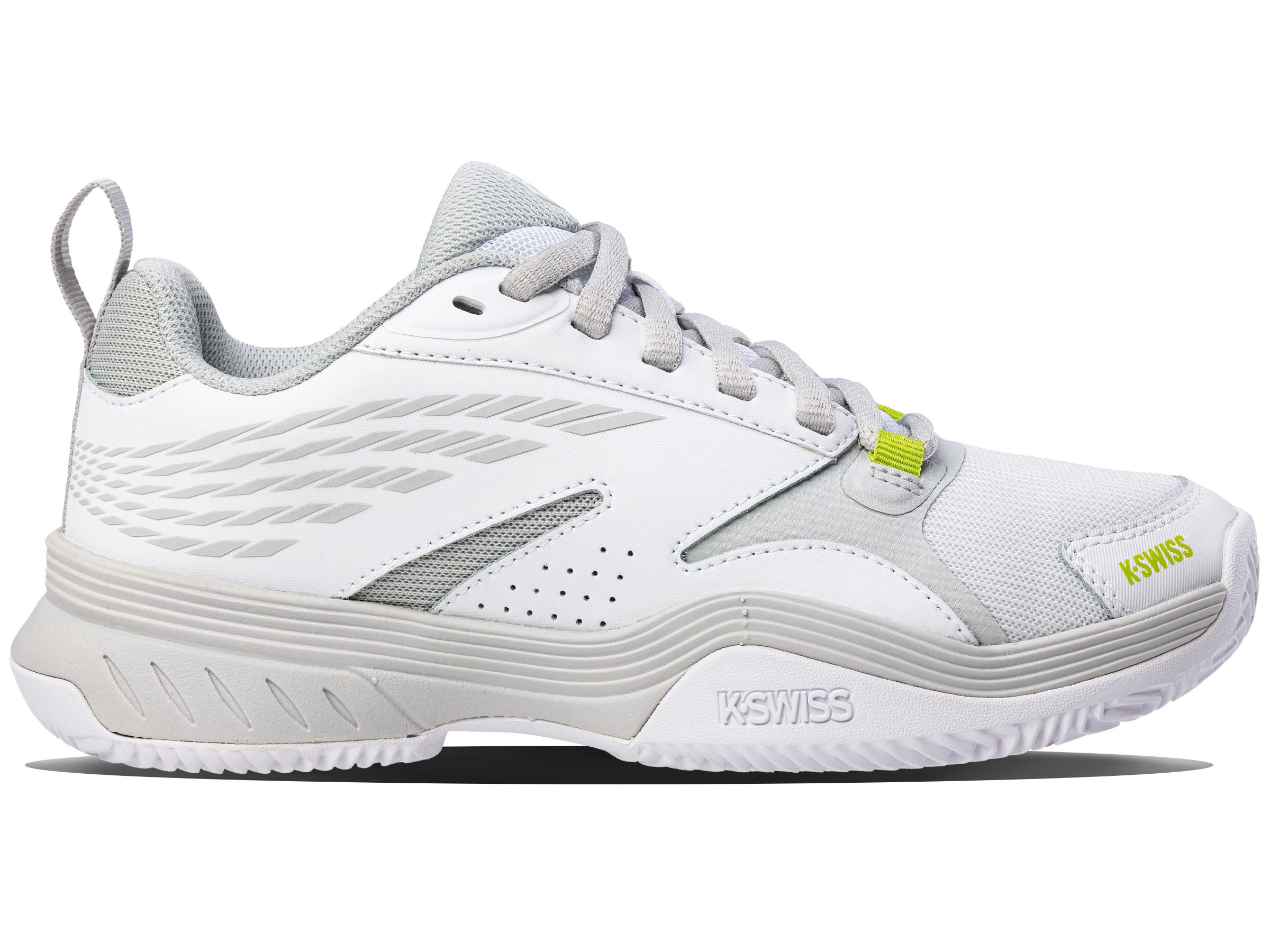K-SWISS TENNIS SpeedEx HB Tennisschuhe K-SWISS TENNIS 956-M White/Gray Violet/Lime G 37.5