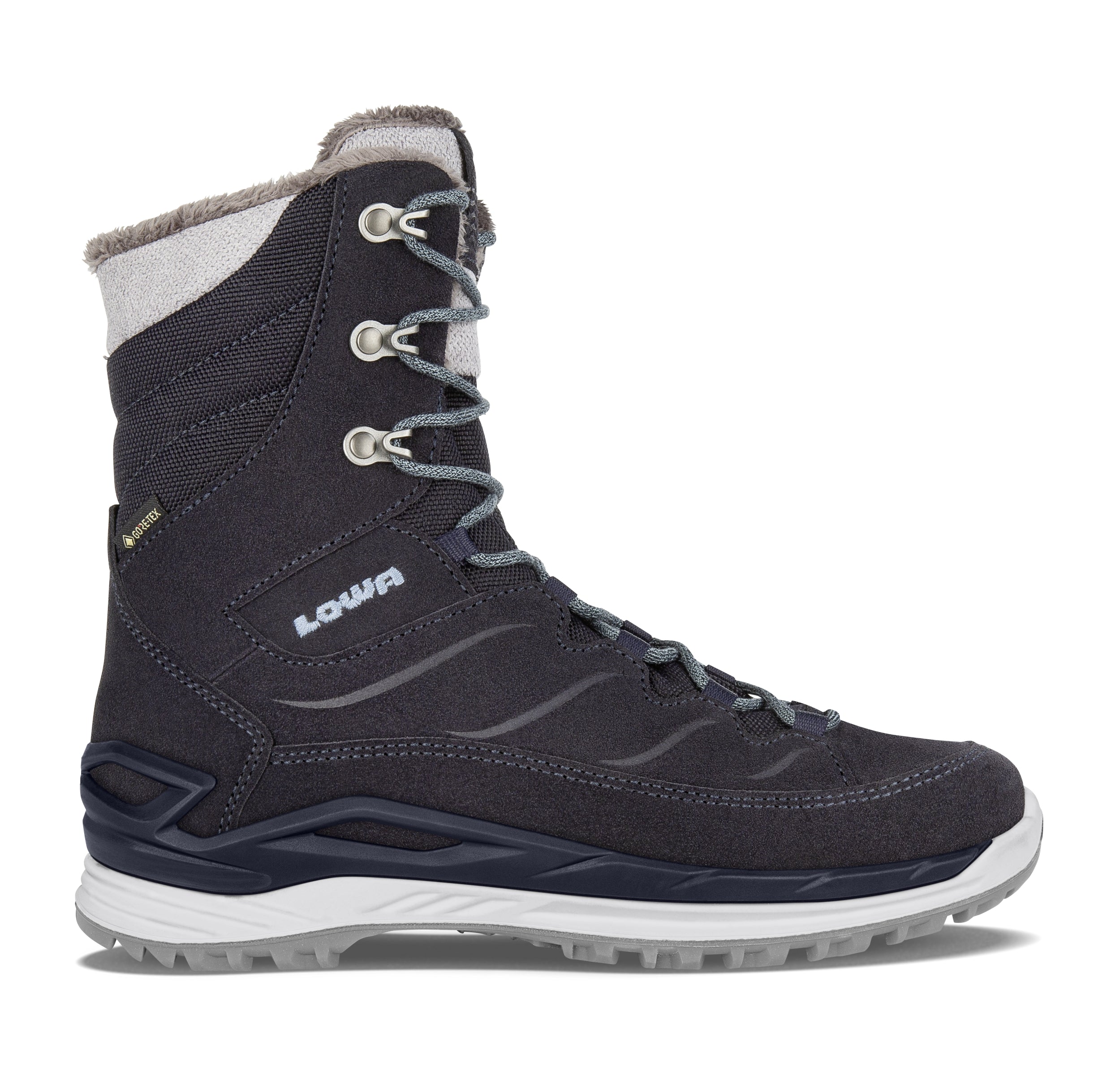 LOWA CALCETA EVO GTX Ws Winterstiefel LOWA 6917 NAVY/EISBLAU 37