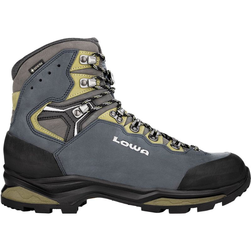LOWA CAMINO EVO GTX Trekkingschuhe LOWA 7923 STAHLBLAU/KIWI 41.5