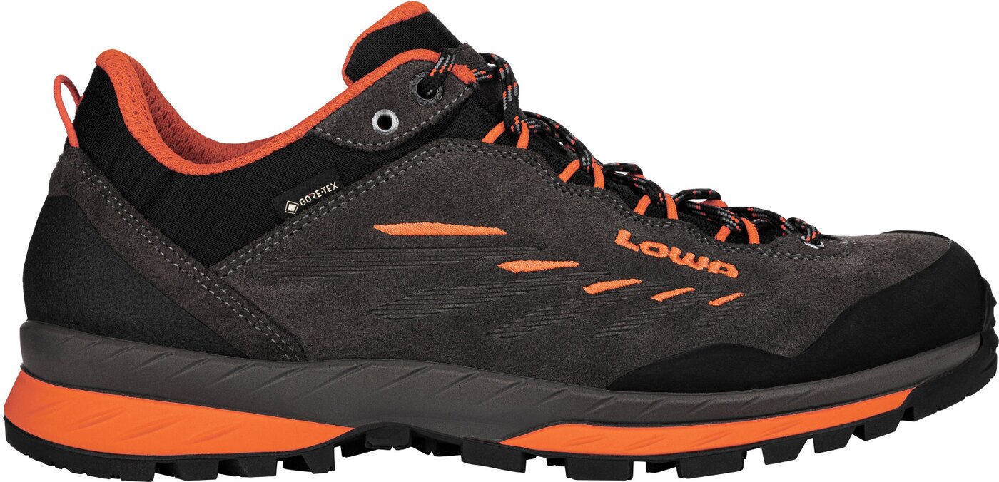 LOWA DELAGO GTX LO Trekkingschuhe LOWA 7935 ANTHRAZIT/FLAME 41.5
