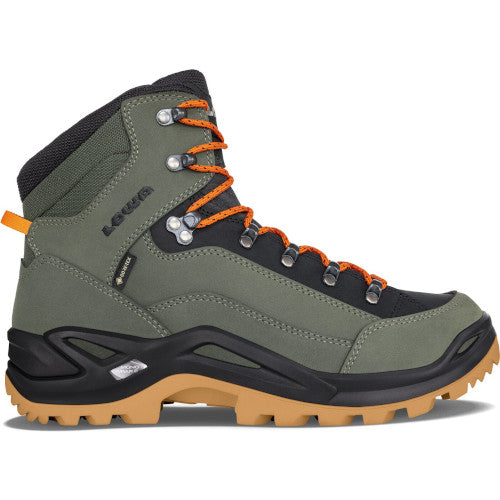 LOWA RENEGADE GTX MID Wanderschuhe Herren Trekkingschuhe LOWA 7120 forest/orange 41