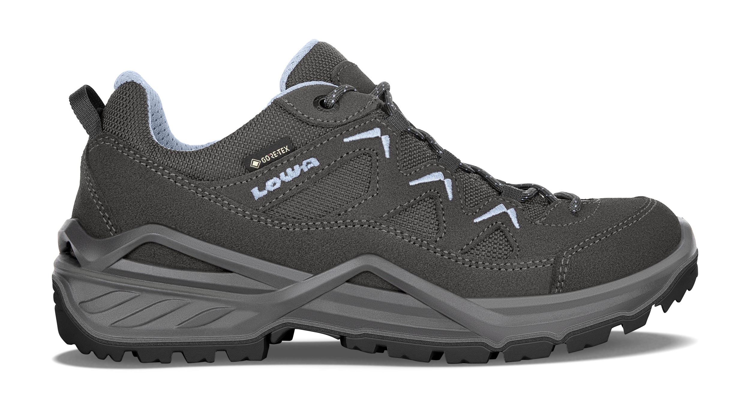 LOWA SIRKOS EVO GTX LO Ws Multifunktionsschuhe LOWA GRAPHIT/EISBLAU 37.5