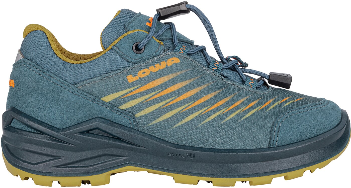 LOWA ZIRROX II GTX LO JR Multifunktionsschuhe LOWA 7448 PETROL/SENF 28