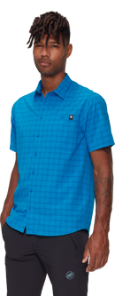 MAMMUT Lenni Shirt Men Wandershirts /-hemden MAMMUT glacier blue-marine S