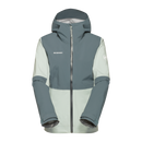 MAMMUT Linard Guide HS Hooded Jacket Women Wanderjacken MAMMUT silver sage-strata S