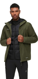 MAMMUT Treeline 3 in 1 HS Hooded Jacket Men Wanderjacken MAMMUT dark marsh-black M