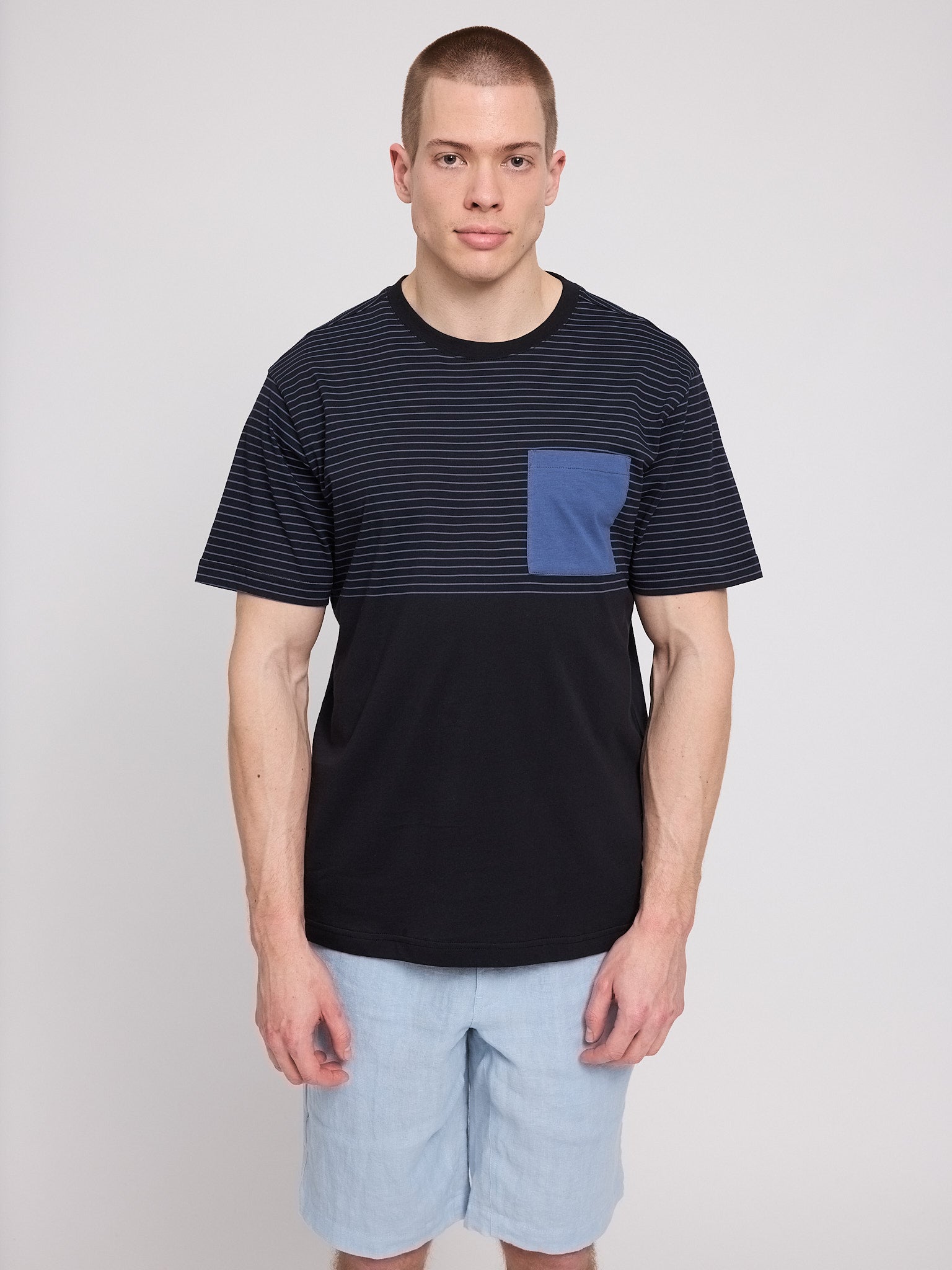 MAZINE Halfway Striped T-Shirt Freizeitshirts /-hemden MAZINE 50 S