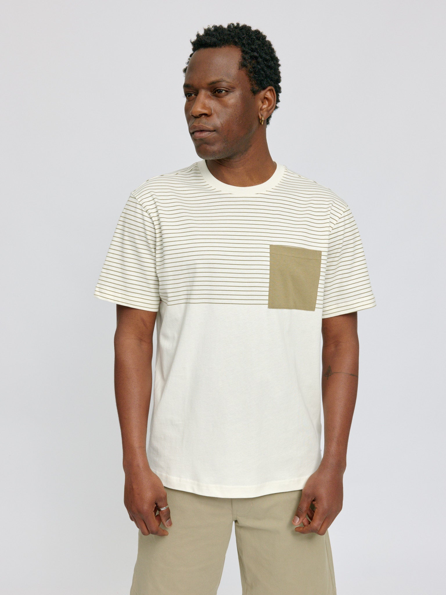 MAZINE Halfway Striped T-Shirt Freizeitshirts /-hemden MAZINE 131 S