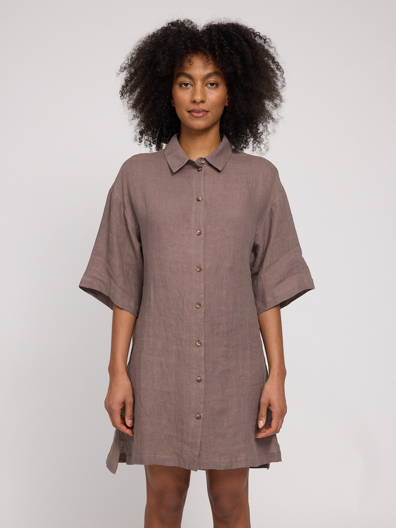 MAZINE Linen Shirt Dress Kleider & Röcke MAZINE 23 XS
