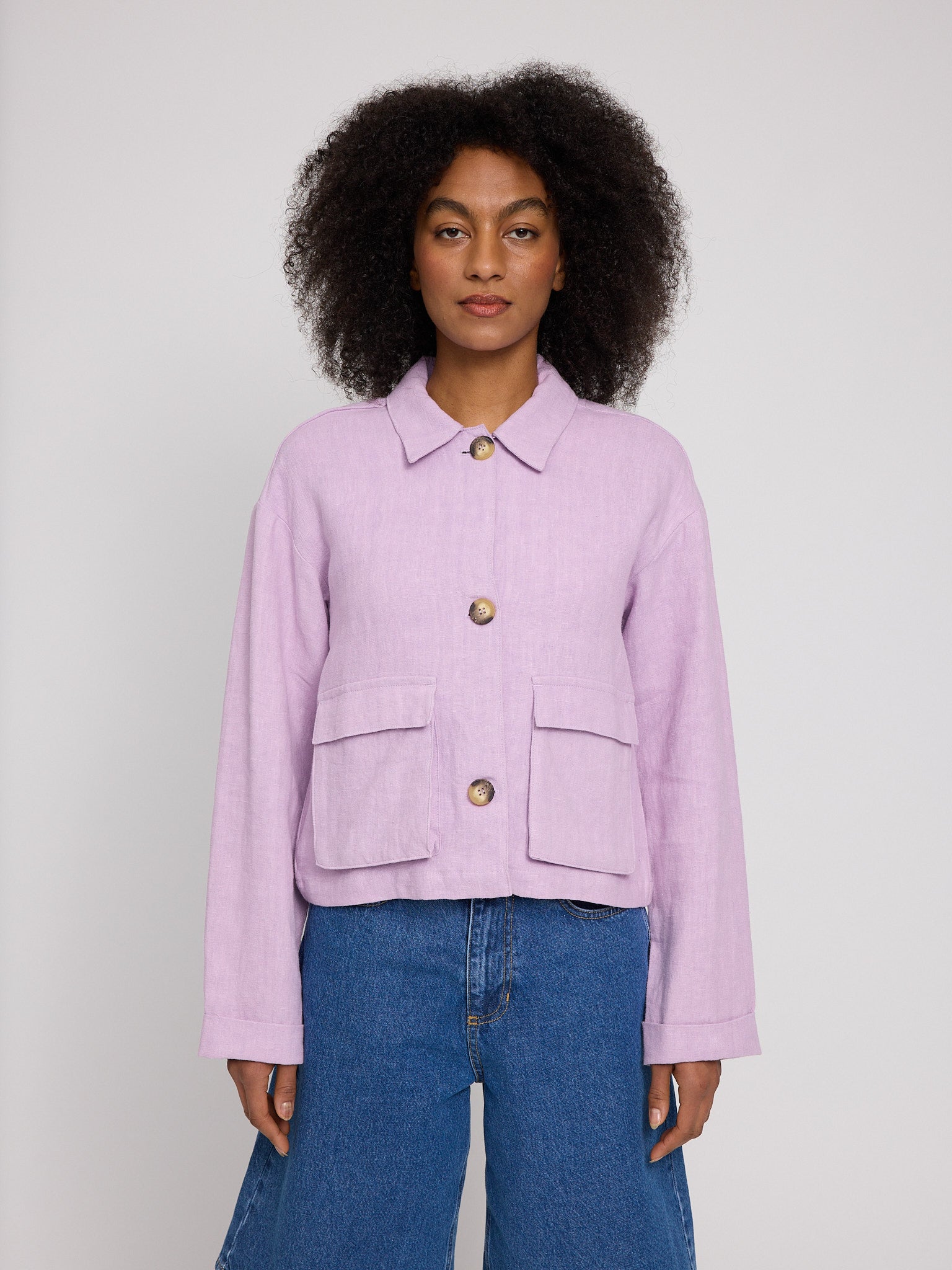 MAZINE Short Linen Jacket Freizeitjacken MAZINE 16 S