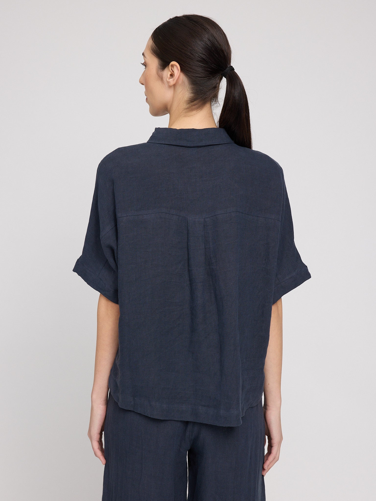 MAZINE Short Sleeve Linen Shirt Freizeitshirts /-blusen MAZINE