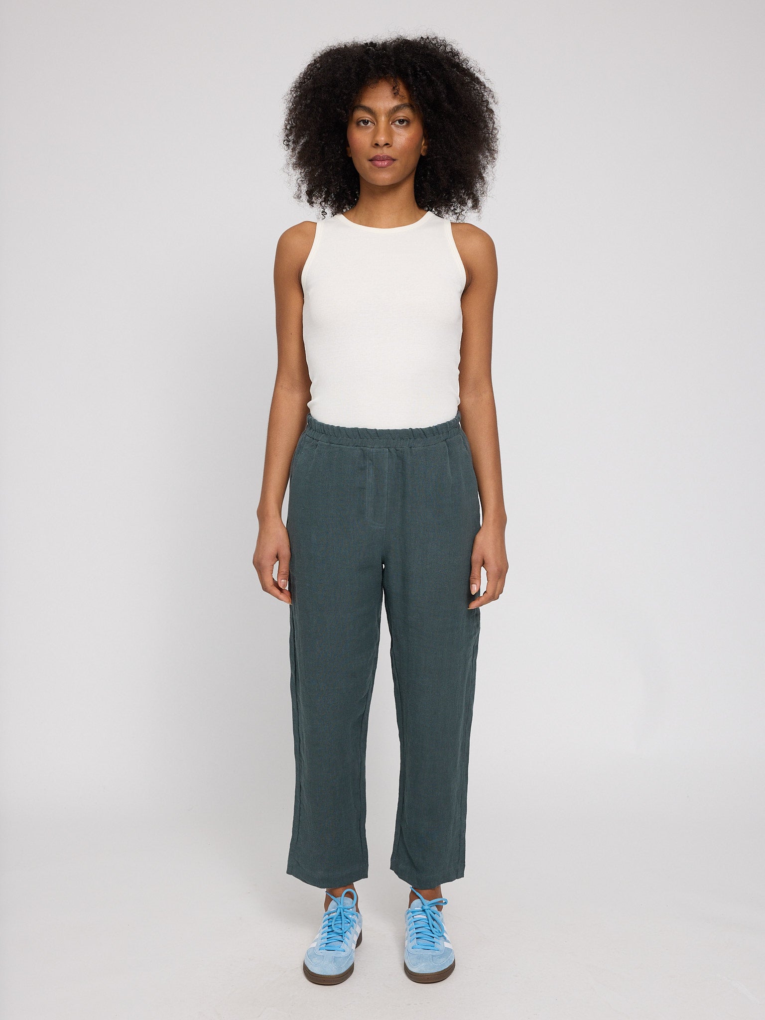 MAZINE Straight Leg Linen Pants Freizeithosen MAZINE