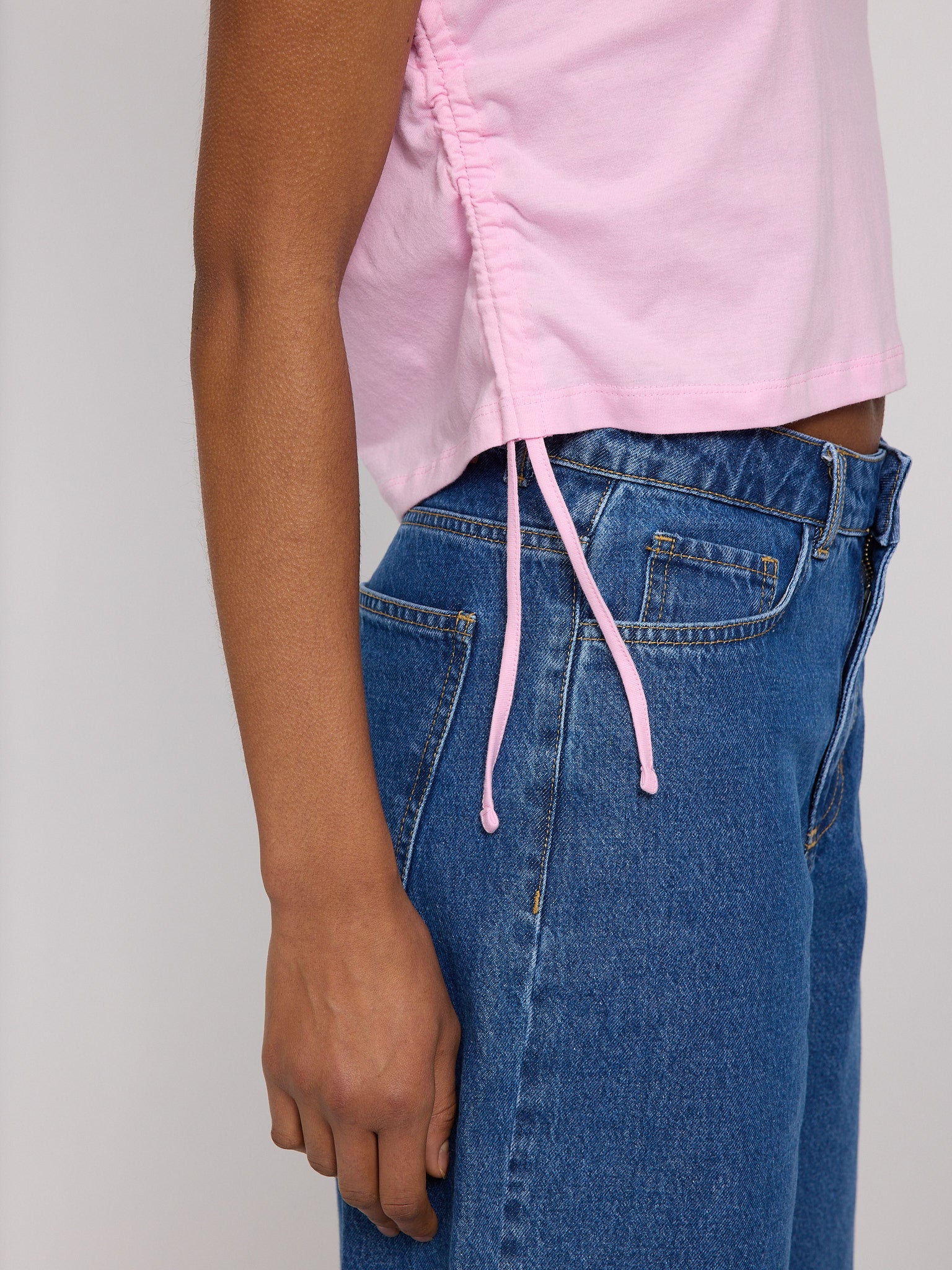 MAZINE Tie Detail T-Shirt Freizeitshirts /-blusen MAZINE