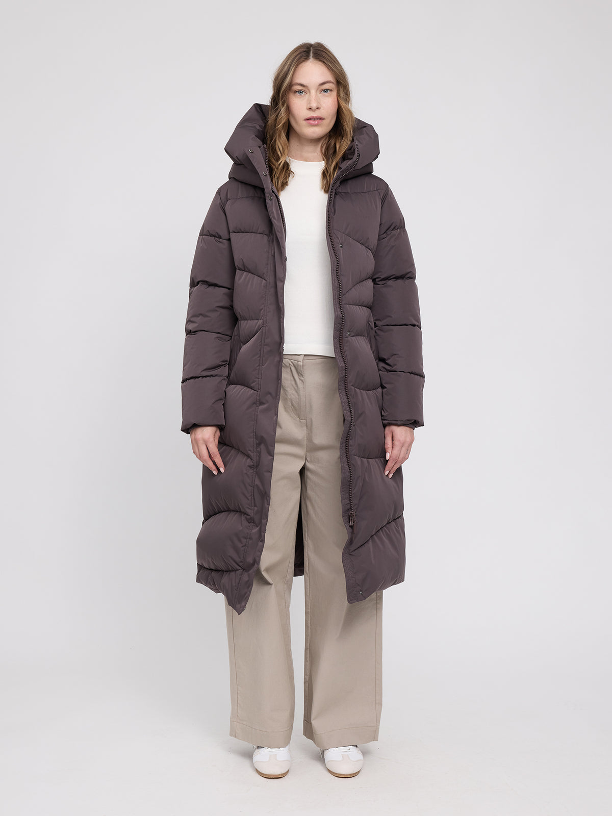 MAZINE Waves Quilt Puffer Coat