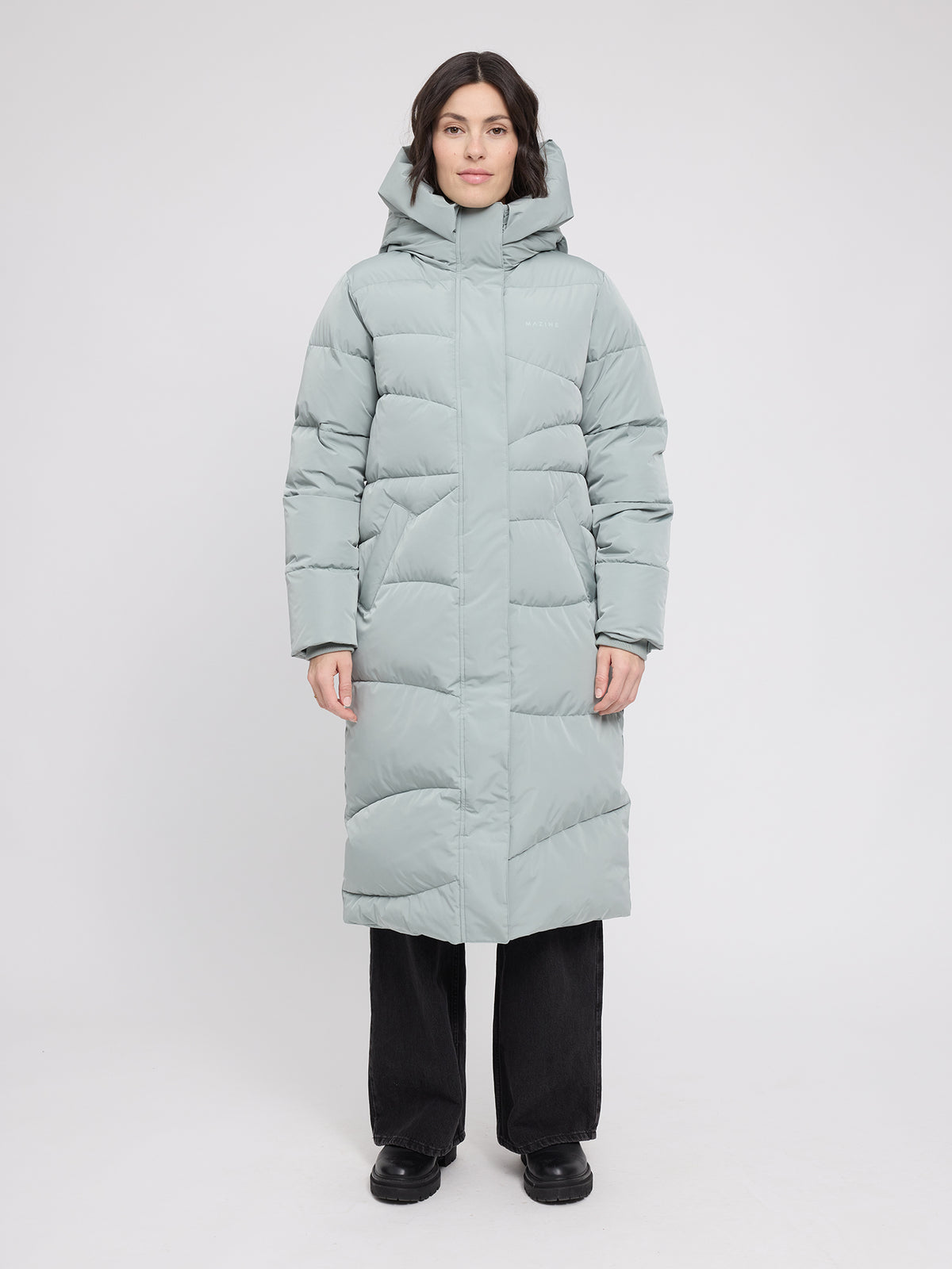 MAZINE Waves Quilt Puffer Coat Freizeitjacken MAZINE