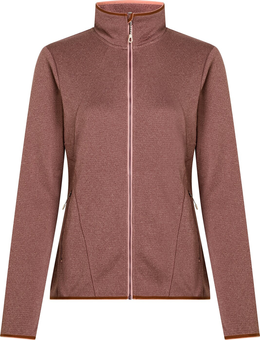 MCKINLEY Da.-Unterjacke Roto III W Fleecejacken & Pullover MCKINLEY MELANGE/RED WINE 36