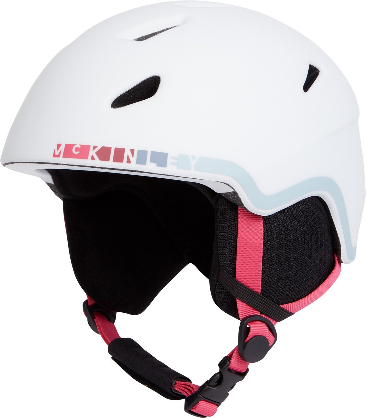 McKINLEY Ki.-Ski-Helm Pulse JR HS-016 infinity teel Skihelme McKINLEY AOP/RED/PINK S