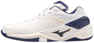 MIZUNO WAVE STEALTH NEO(U) Handball MIZUNO 43 White/BRibbon/MP Gold 42.5