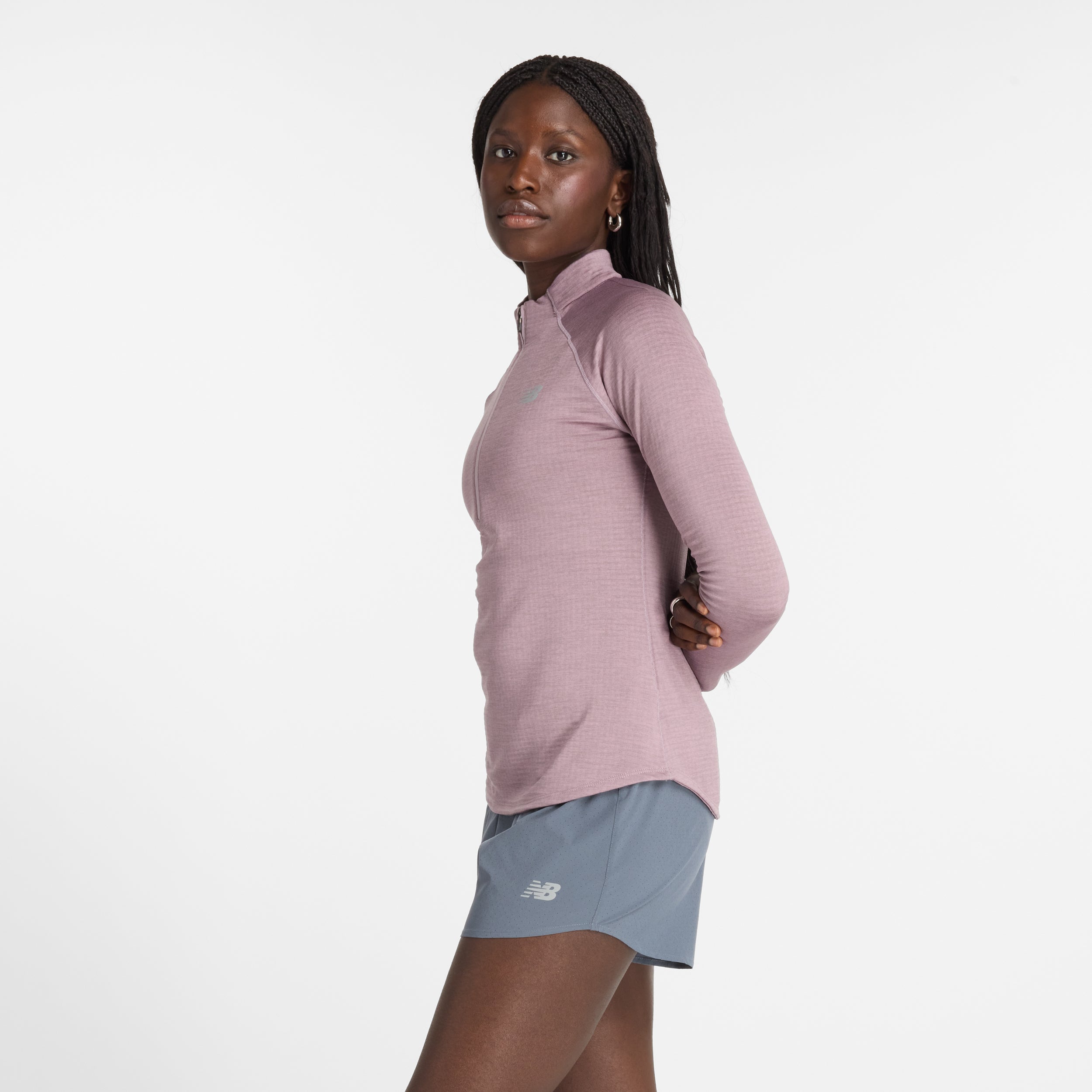 NEW BALANCE Athletics Heat Grid Half Zip Laufshirts NEW BALANCE