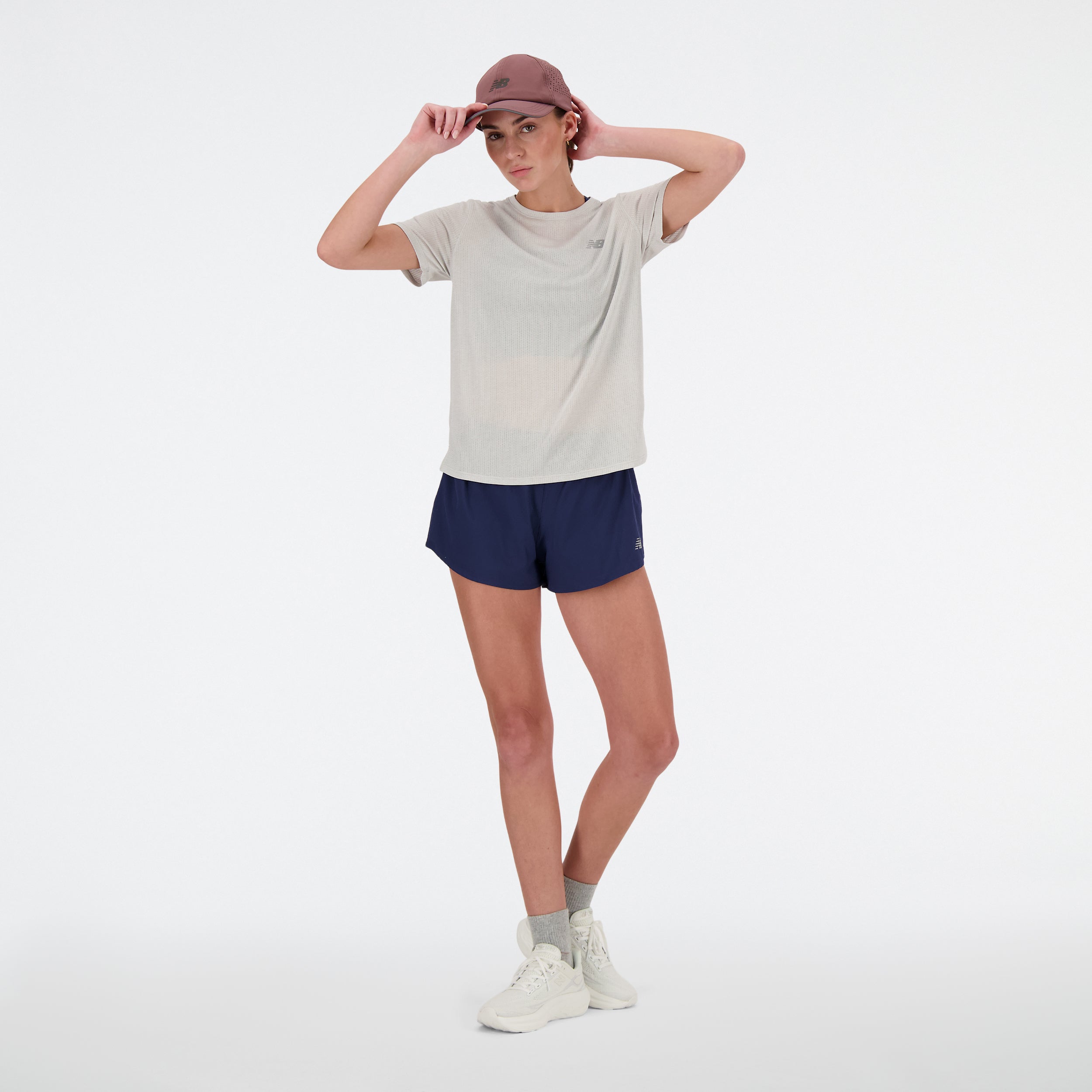 NEW BALANCE Womens Running S/S Top Laufshirts NEW BALANCE AHH S