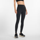 NEW BALANCE NB Sleek High Rise Legging 27" Black BK Laufhosen NEW BALANCE Black BK XS