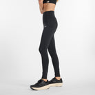 NEW BALANCE NB Sleek High Rise Legging 27" Black BK Laufhosen NEW BALANCE