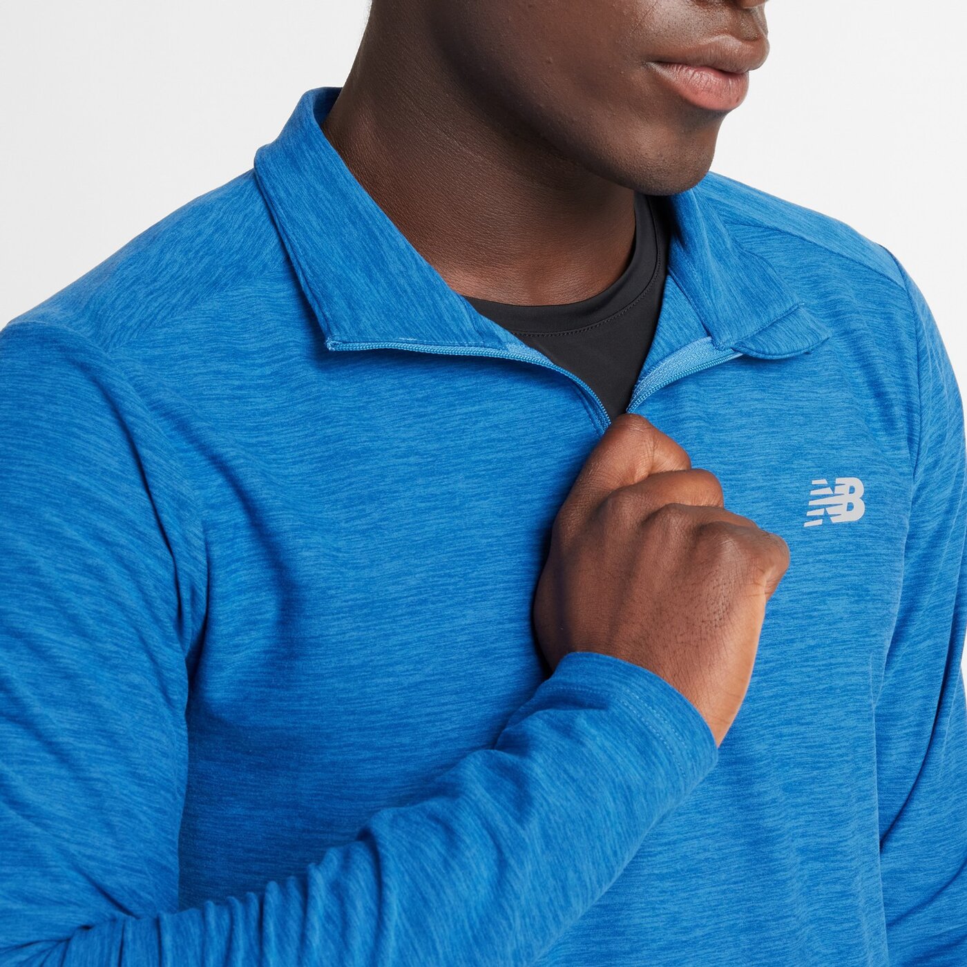 NEW BALANCE Space Dye 1/4 Zip Laufjacken NEW BALANCE