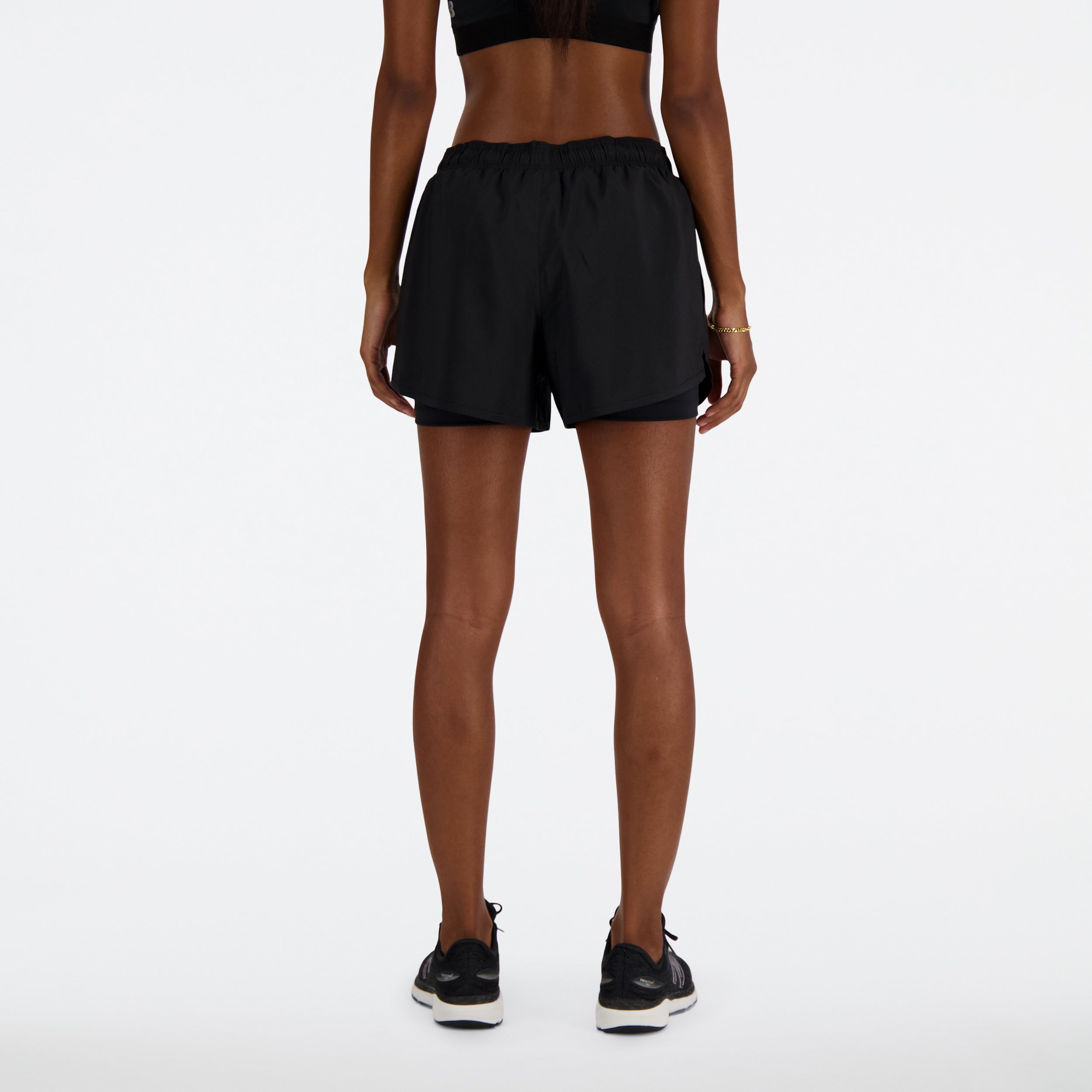 NEW BALANCE Sport Essentials 2-in-1 Short 3 Black BK Laufhosen NEW BALANCE