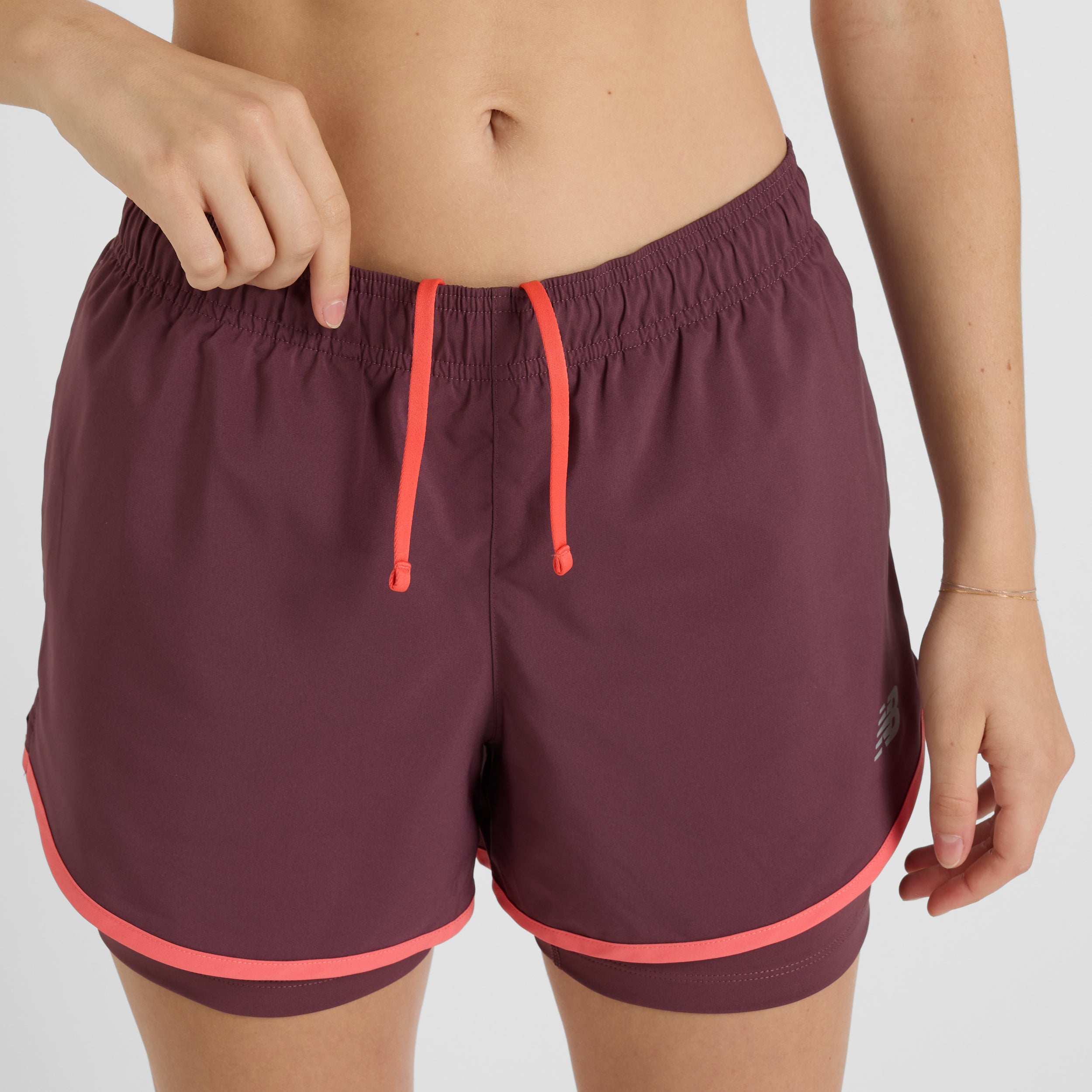 NEW BALANCE Sport Essentials 2-in-1 Short 3 Black BK Laufhosen NEW BALANCE