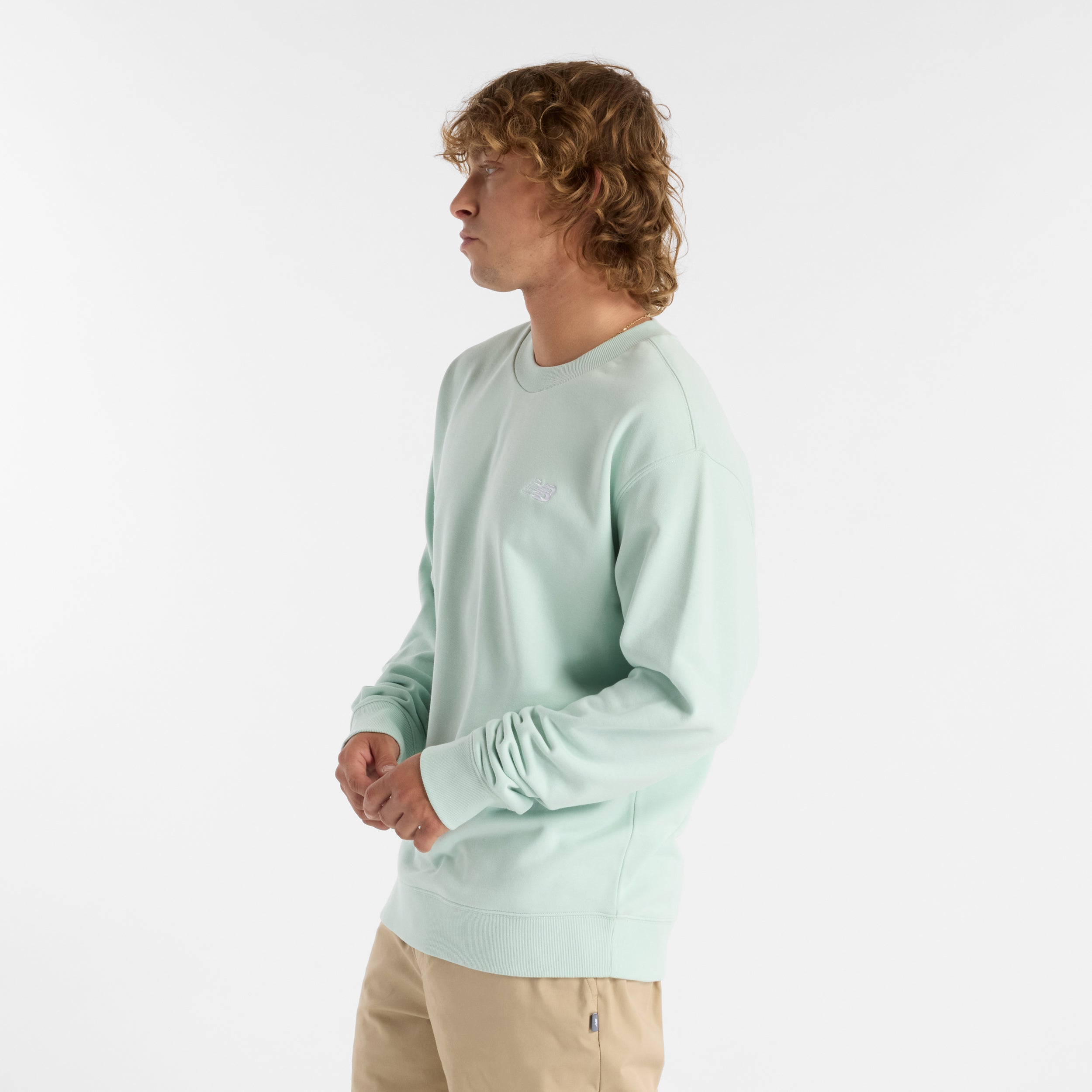 NEW BALANCE Sport Essentials French Terry Crew Fußballoberteile NEW BALANCE