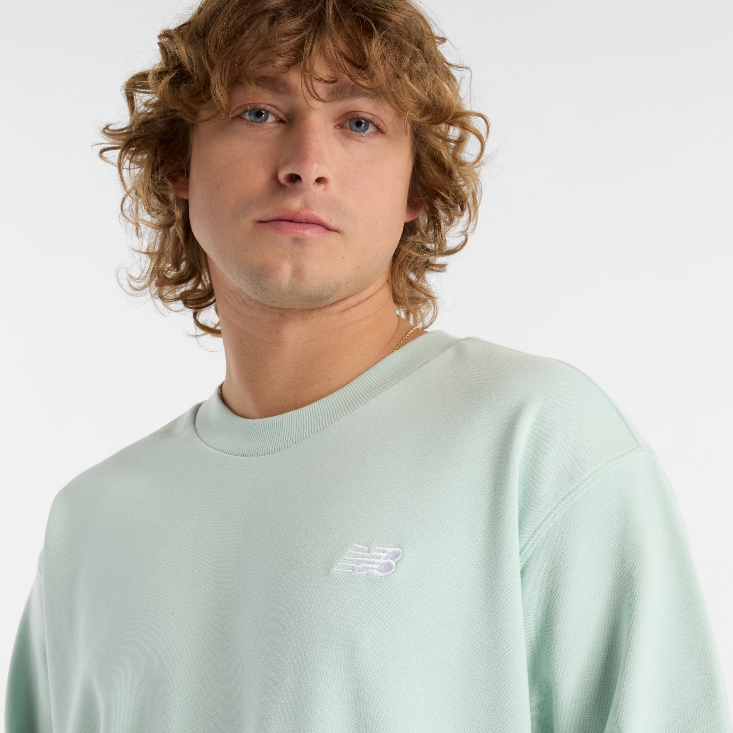 NEW BALANCE Sport Essentials French Terry Crew Fußballoberteile NEW BALANCE