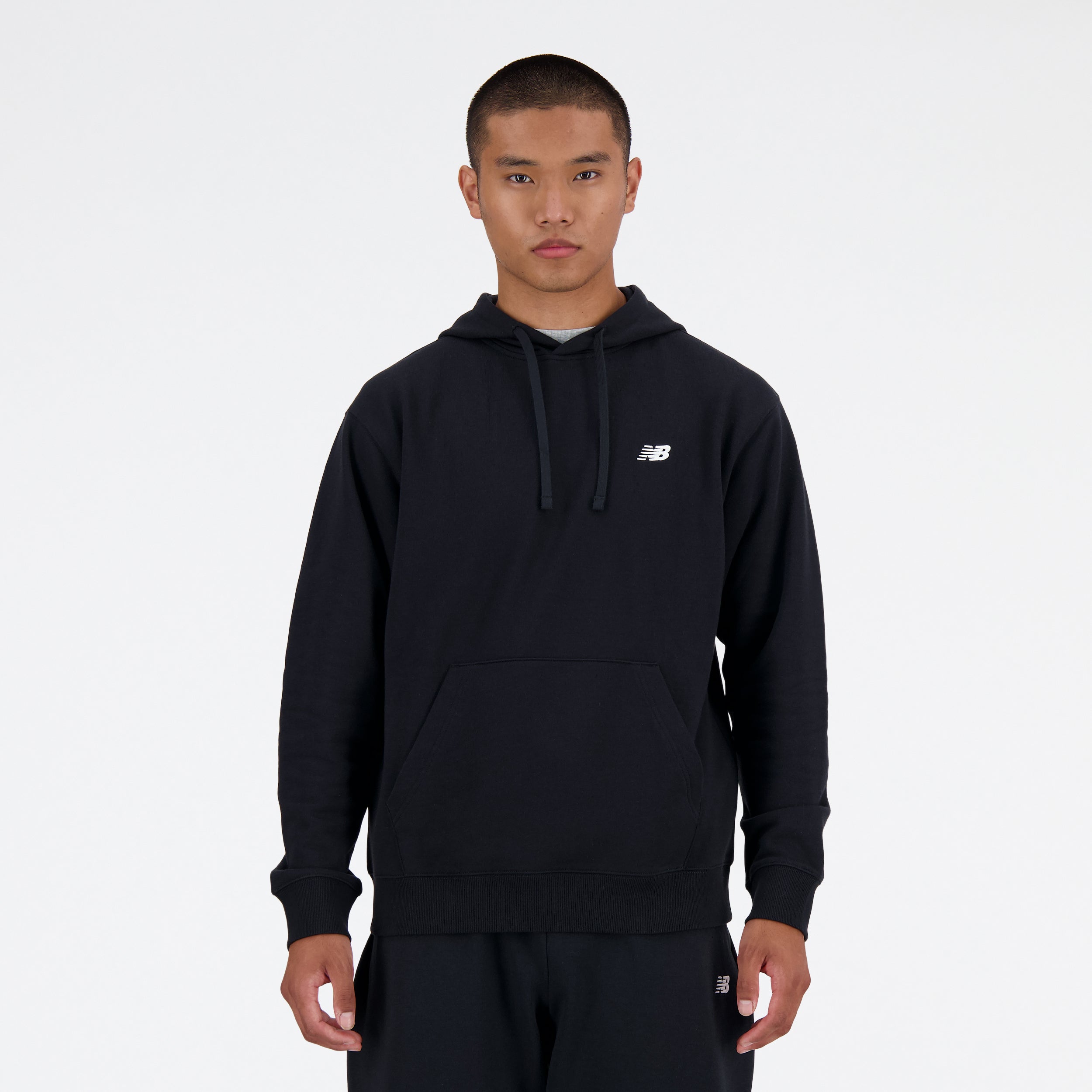 NEW BALANCE Sport Essentials French Terry Hoodie Fußballoberteile NEW BALANCE Black BK S