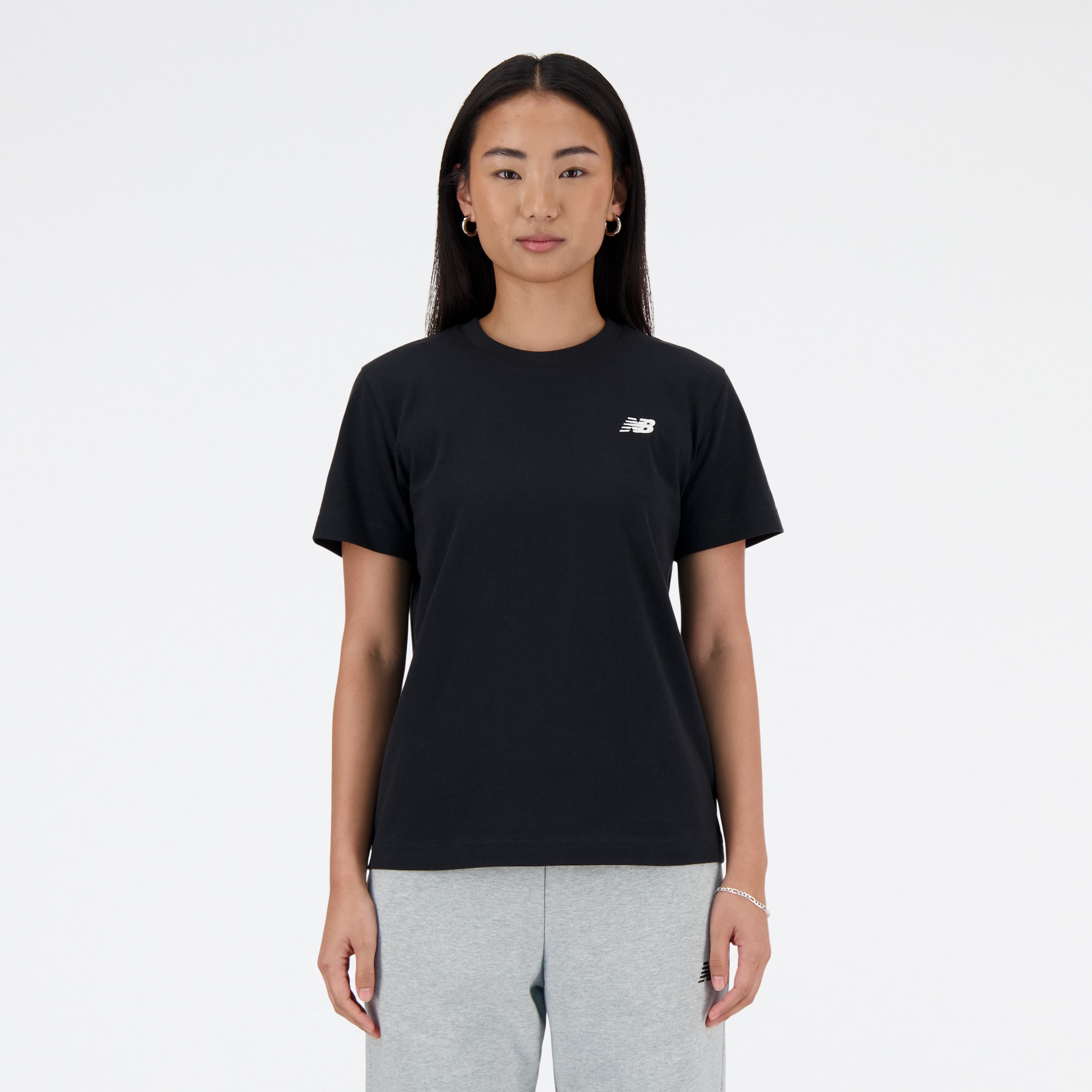 NEW BALANCE Sport Essentials Jersey T-Shirt Black BK Freizeitshirts /-blusen NEW BALANCE Black BK XS