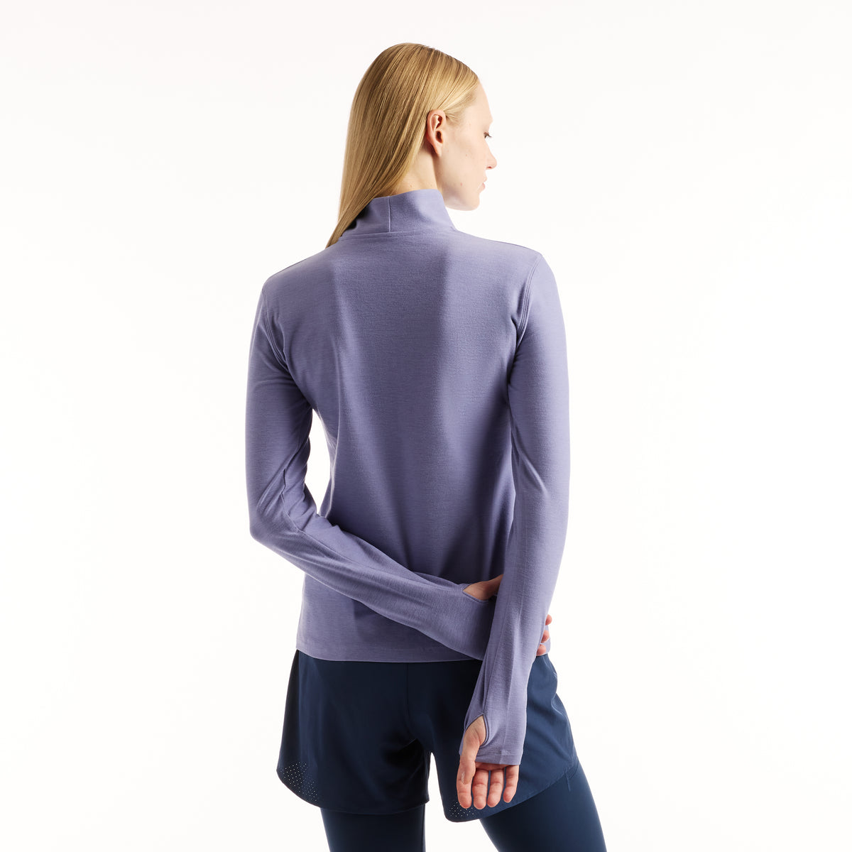 NEW BALANCE Sport Essentials Space Dye Quarter Laufshirts NEW BALANCE