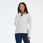 NEW BALANCE Sport Essentials Space Dye Quarter Laufshirts NEW BALANCE