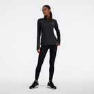 NEW BALANCE Sport Essentials Space Dye Quarter Laufshirts NEW BALANCE BKH XS